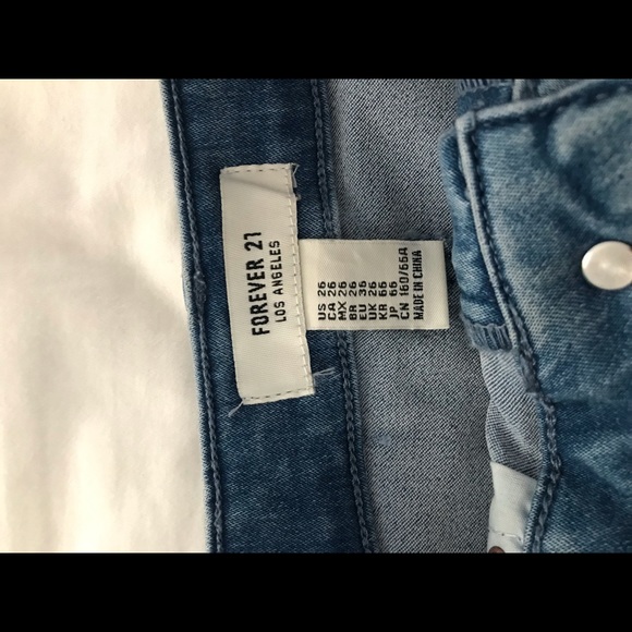 High Rise Jean Shorts - Picture 5 of 5